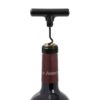 T-shaped corkscrew on a wine bottle